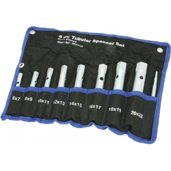 8 Piece Tubular Box Spanner set