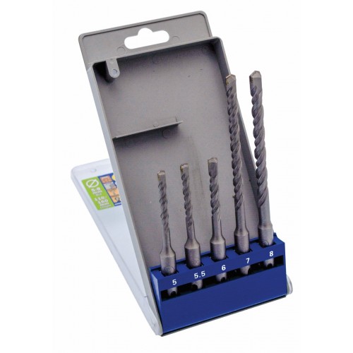 5pc SDS Plus drill bit set
