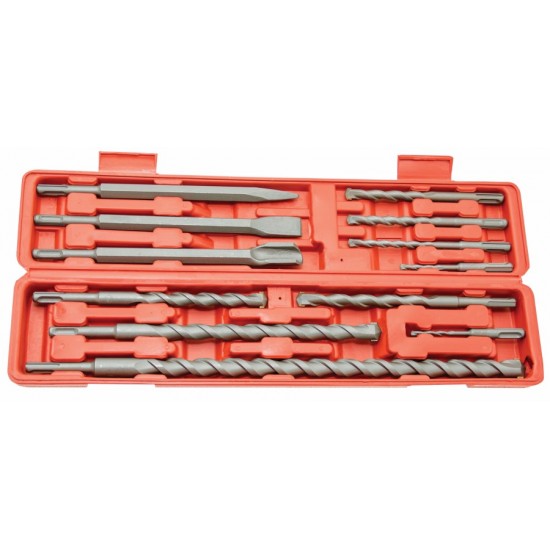 12pc SDS Plus drill & chisel bit set