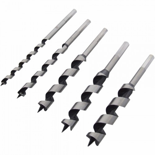 5 piece large Auger bit set