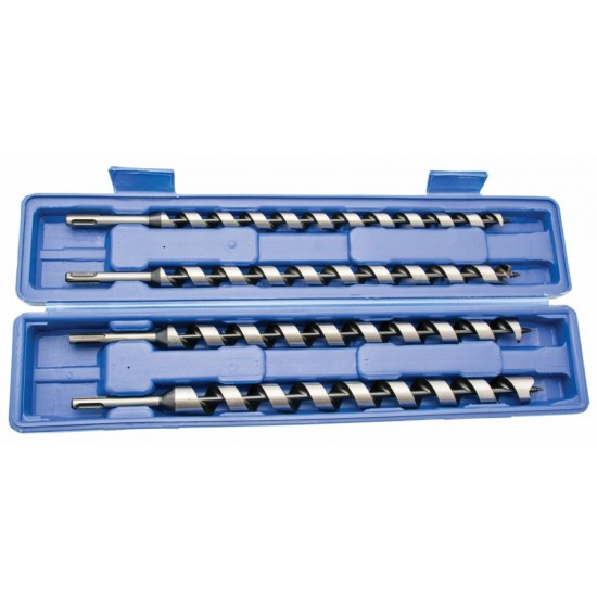 4 piece Auger bit set with case