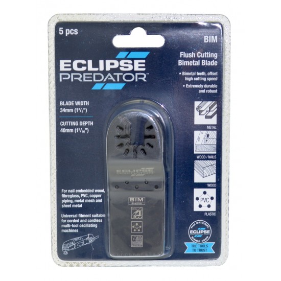 Multi Tool Blade Set - 5pk - 34mm - Wood/Metal Cut