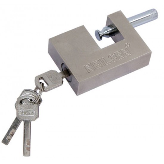 Heavy duty shutter padlock 90mm