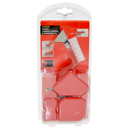 Silicone / Sealant / Grout Applicator & Cleaner Kit - 4pc