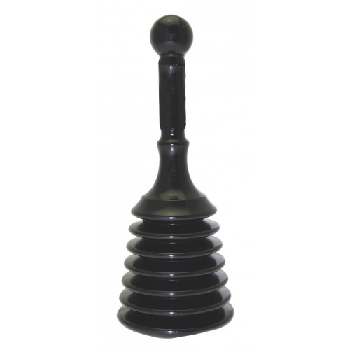 Sink Plunger - 125mm x 330mm - Black - Midi