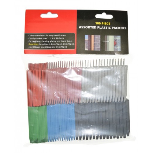 Plastic Packers - Assorted Sizes - Pack of 100