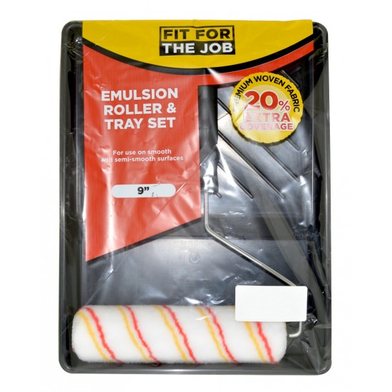 Paint Roller & Tray Set - 9in